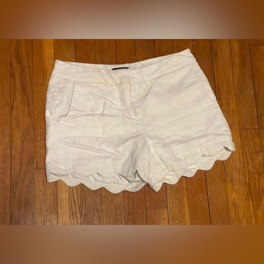 Ivory Lined Shorts